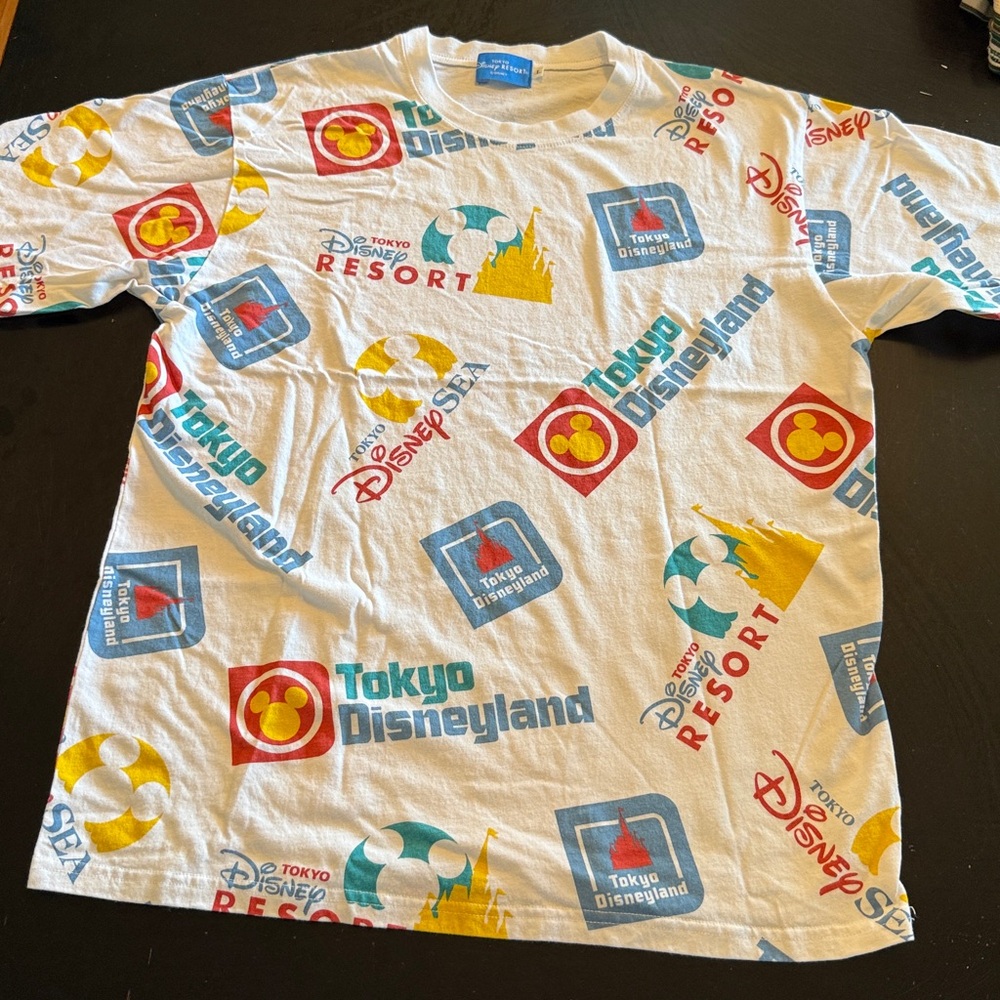 Disney Multicolor Tokyo Disneyland Short Sleeve Tee